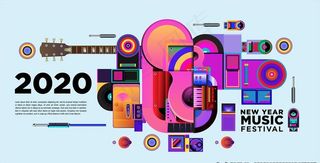 创意音乐海报图片