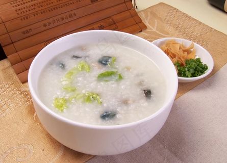 皮蛋瘦肉粥图片