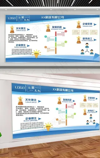 企业展板图片