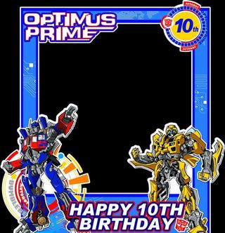 变形金刚拍照框图片