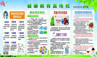 健康教育宣传栏图片