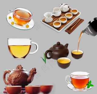 茶元素图片