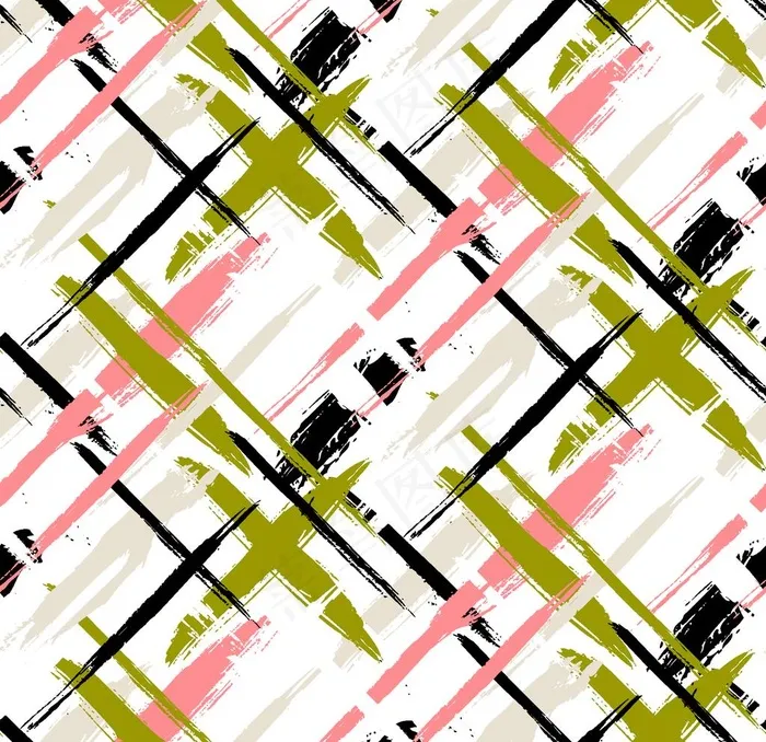 小清新抽象彩色画图片eps,ai矢量模版下载