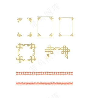 回纹边框 八图片