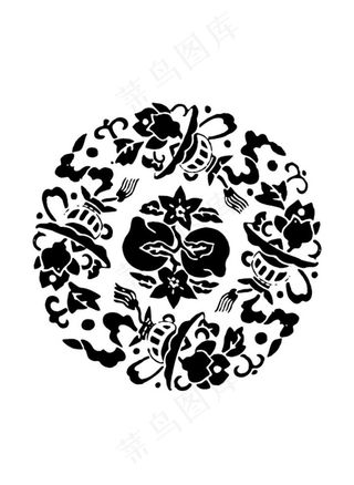 中国古典花纹图片