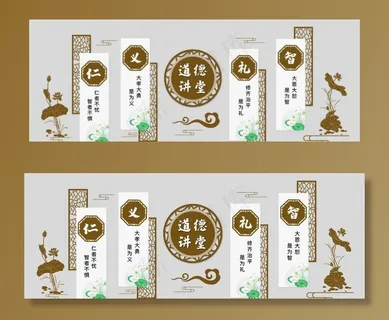 道德讲堂图片