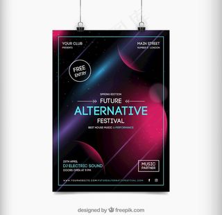 音乐节海报图片