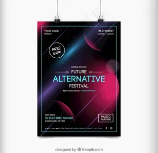 音乐节海报图片