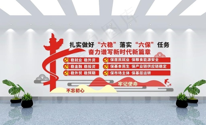 六保六稳图片cdr矢量模版下载