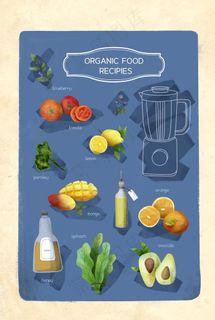 手绘美食海报图片