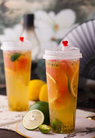 超级水果茶图片