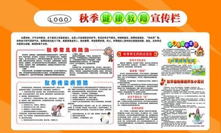 秋季健康宣传栏图片