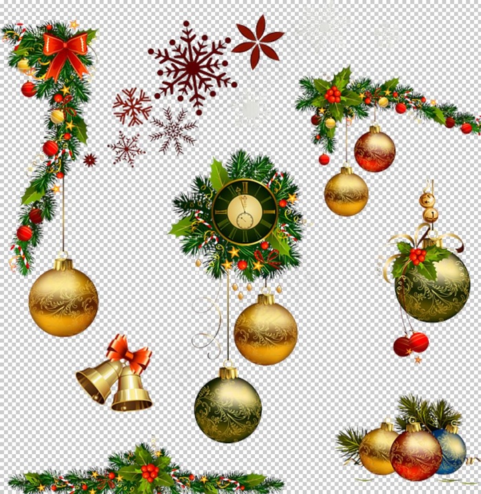 圣诞装饰素材图片