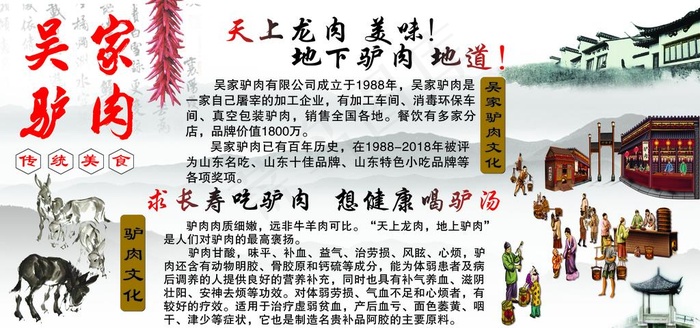 驴肉文化图片(22676X11340(DPI:240))psd模版下载