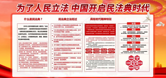 民法典图片(6000X3000(DPI:150))psd模版下载