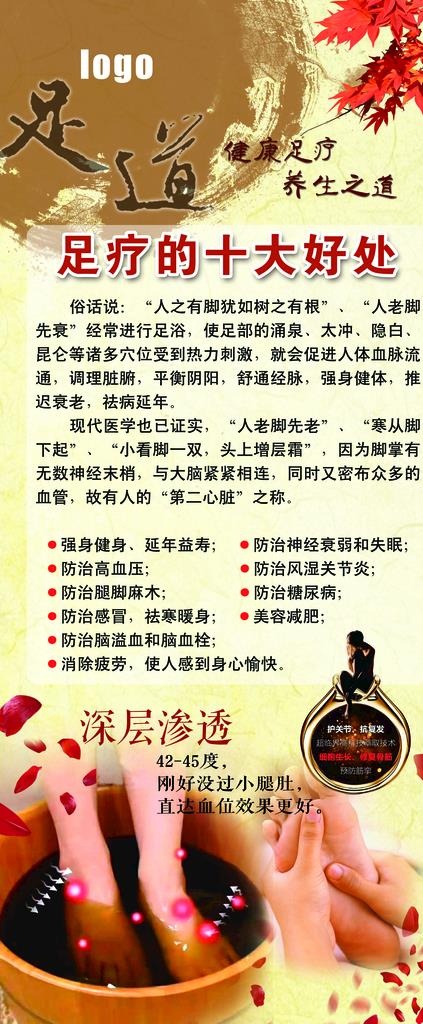 足疗展架图片(4725X10630(DPI:150))psd模版下载