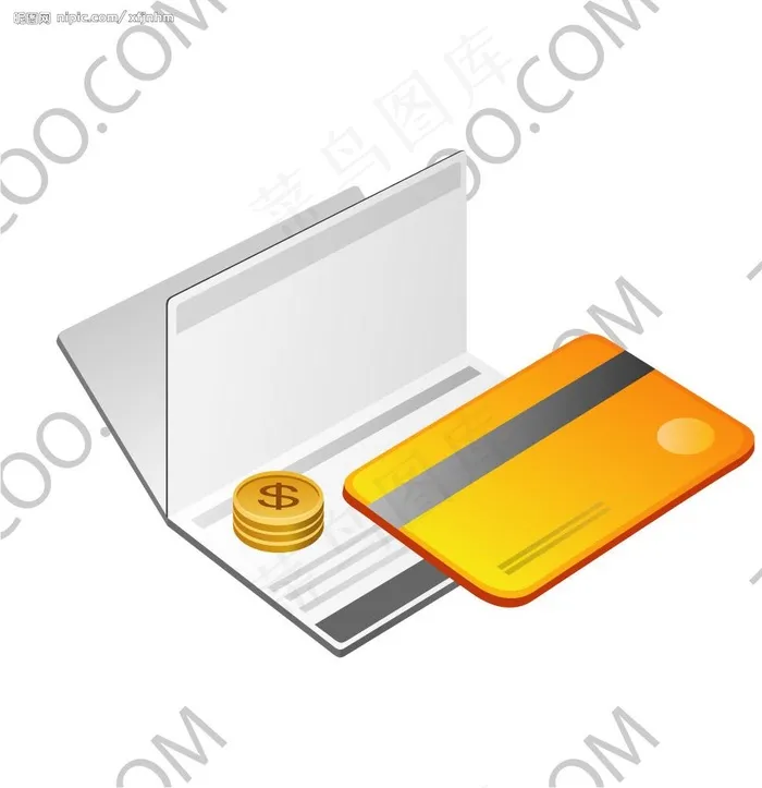 银行信用卡图片ai矢量模版下载