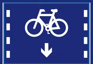 非机动车道图片