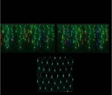 网灯流星雨灯图片