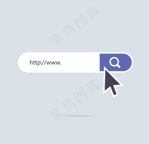 简约搜索框UI按钮图片
