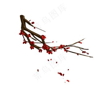 梅花元素图片