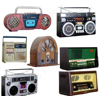 复古老式收音机图片