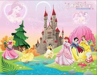 白雪公主背景图片