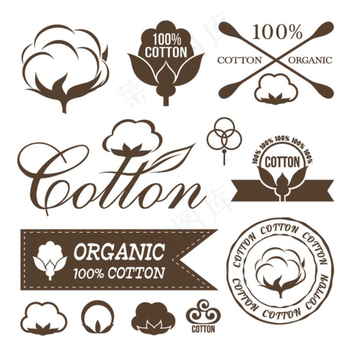 棉花标签片图片