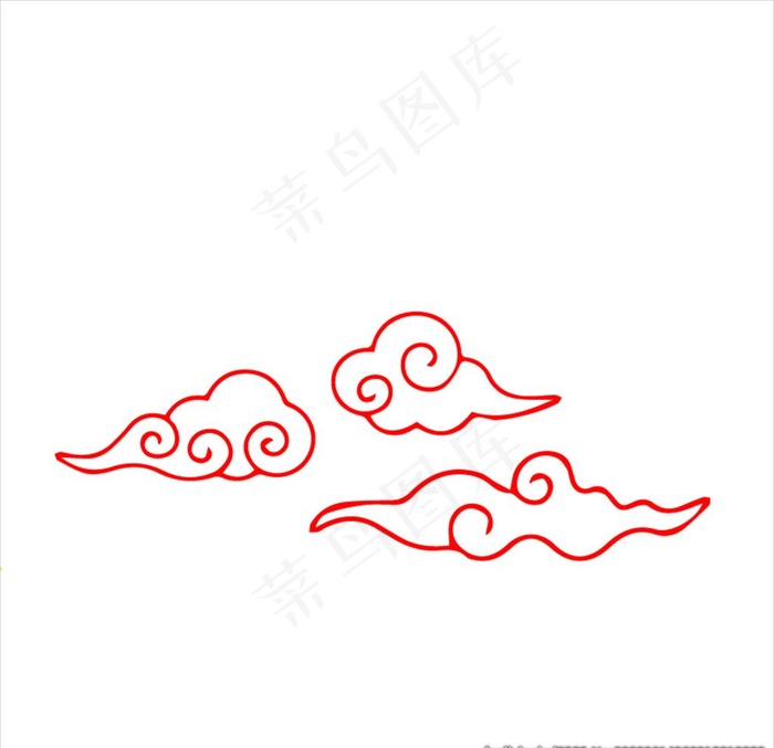 祥云图片ai矢量模版下载