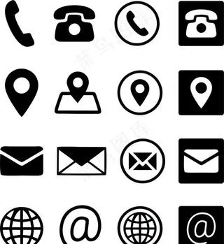名片图标 电话图标图片
