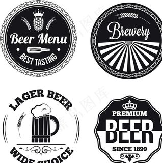 啤酒 欧式标签图片