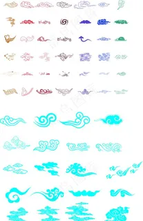 云纹 云 矢量图 祥云 云朵图片