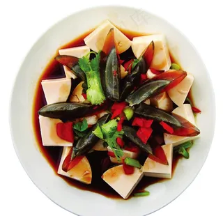 皮蛋豆腐图片