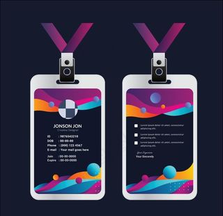 胸卡工作证图片