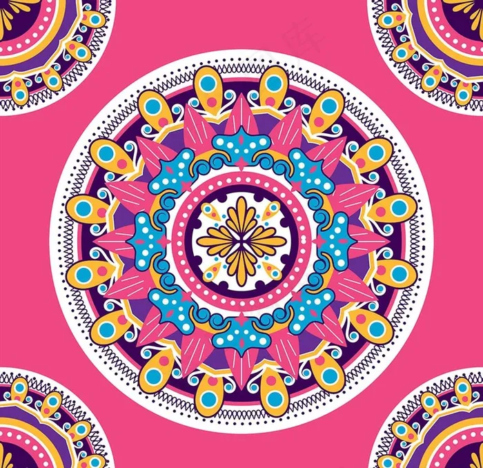 矢量花纹图片ai矢量模版下载