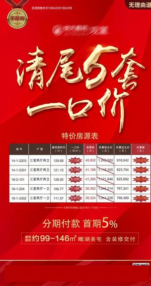 清尾 一口价 特价房图片