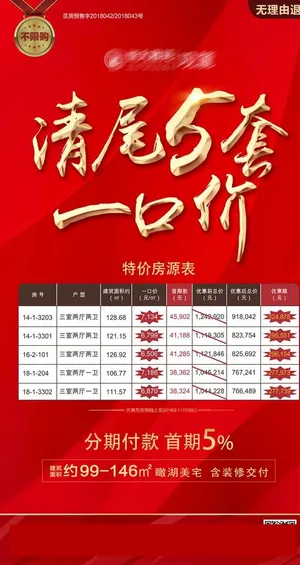清尾 一口价 特价房图片