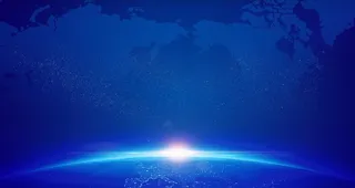 蓝色科技背景蓝色地球背景签到图片