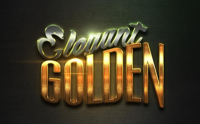 金属质感文字样式图片