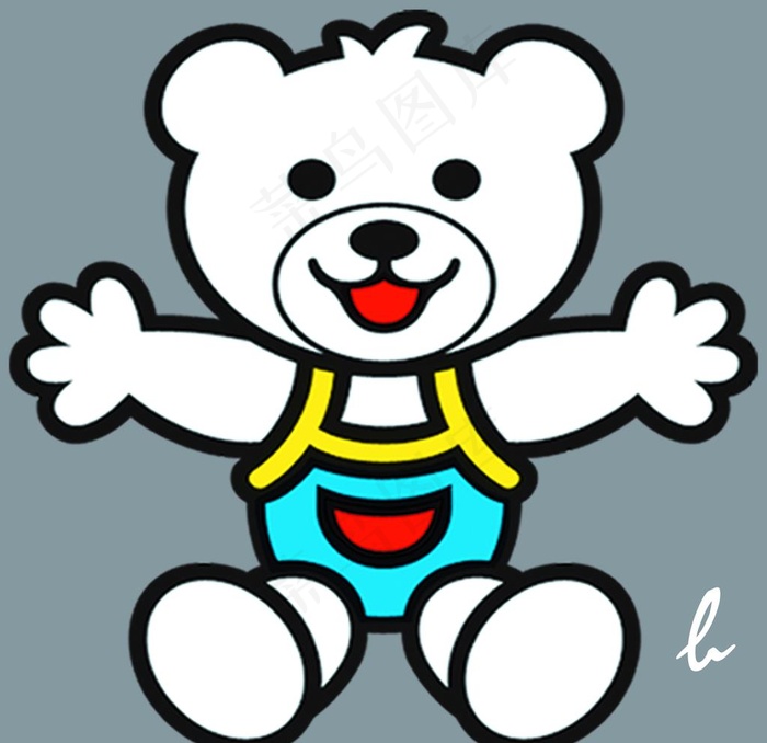 巴比熊 LOGO图片psd模版下载