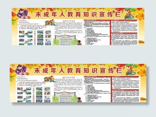 未成年人教育知识宣传栏图片