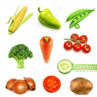 手绘水彩蔬菜图片