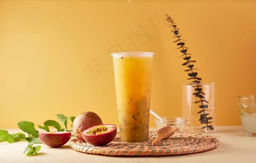 百香果饮品图片