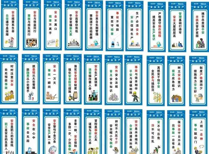 安全生产看板图片cdr矢量模版下载