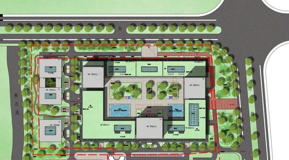 办公区彩平图PSD源文件图片