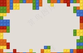 积木背景图片