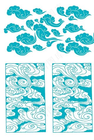 中国传统文化云纹一图片