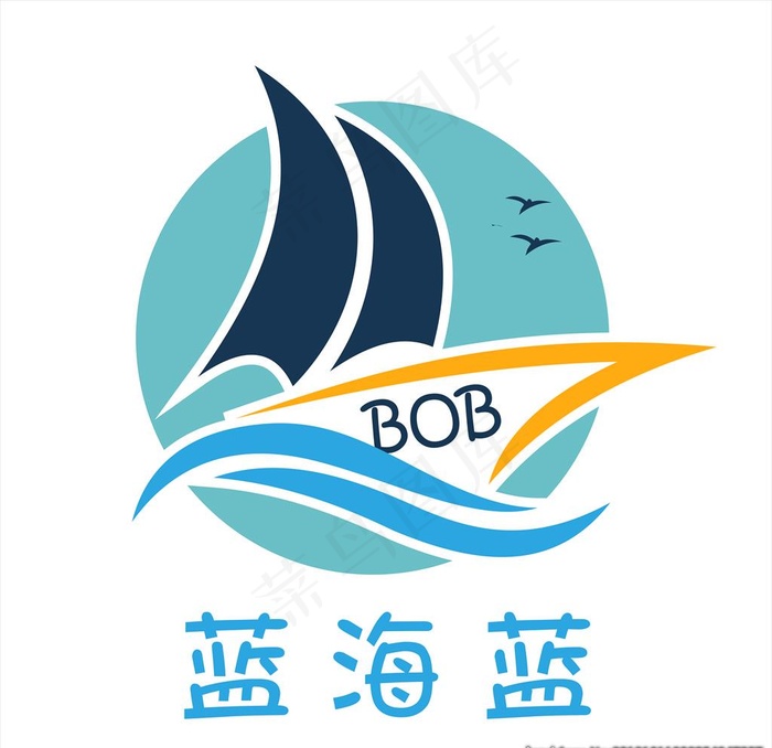 船logo图片ai矢量模版下载