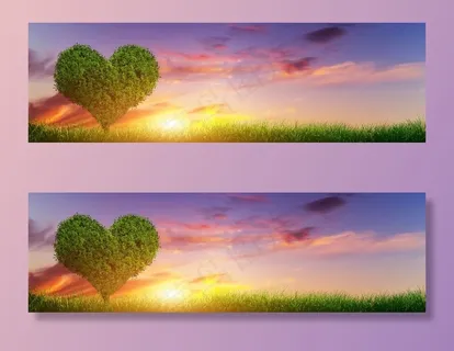 心形树背景图片 心形树背景图片