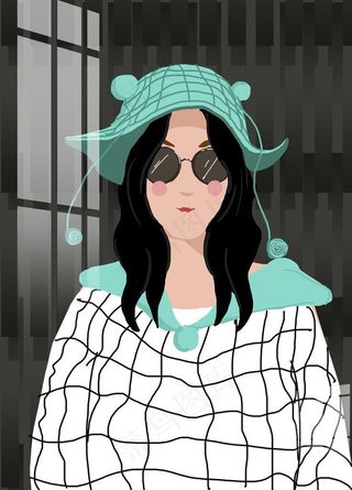 人物装饰画图片